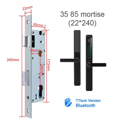 Smart Home Ttlock Cerradura Inteligente Electric Finger Print Digital Fechadura Biometrica Passcode Door Lock Waterproof