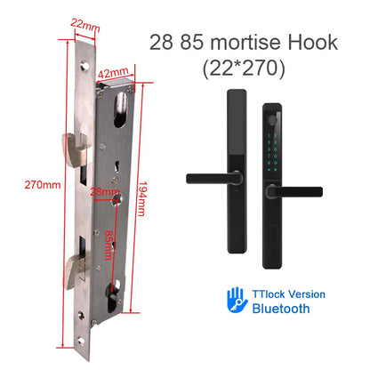 Smart Home Ttlock Cerradura Inteligente Electric Finger Print Digital Fechadura Biometrica Passcode Door Lock Waterproof