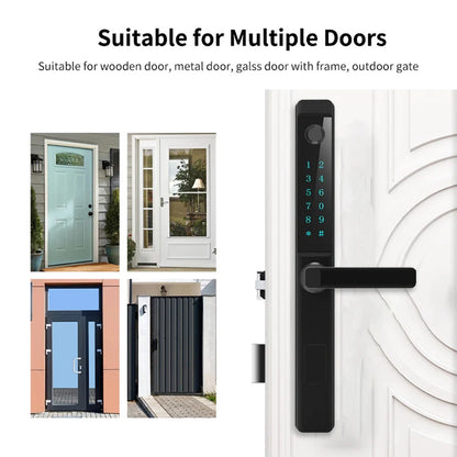 Smart Home Ttlock Cerradura Inteligente Electric Finger Print Digital Fechadura Biometrica Passcode Door Lock Waterproof